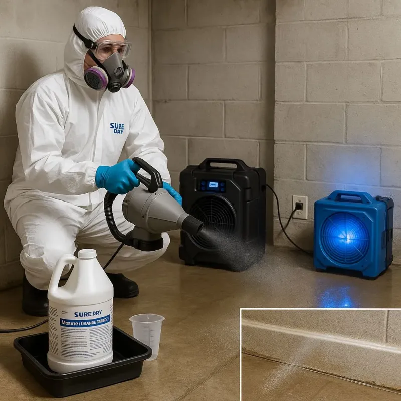 Sanitization and Odor Removal process in Ridge, NY