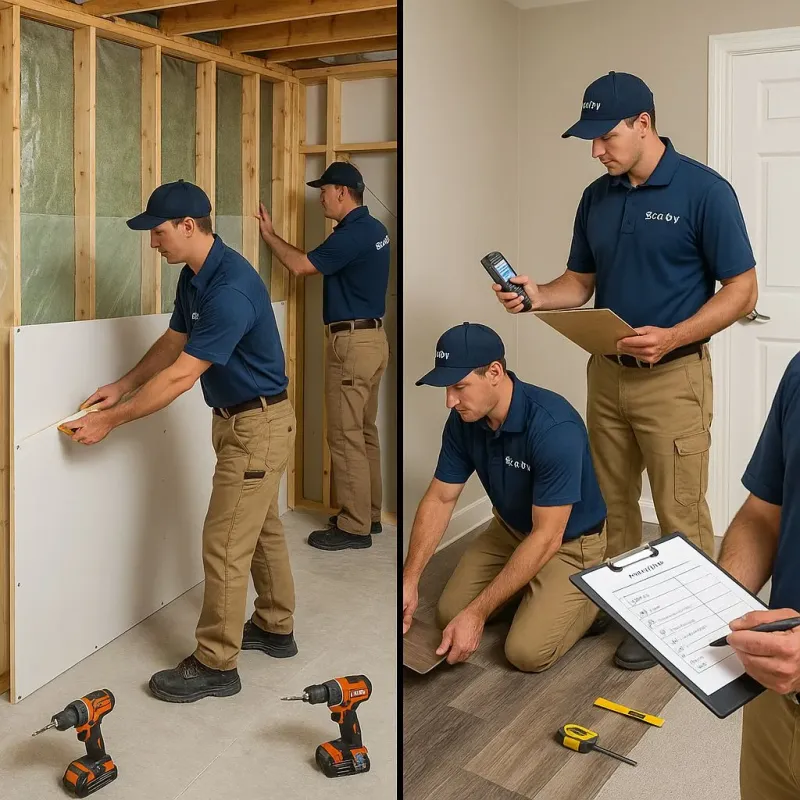Repairs and Reconstruction process in Ridge, NY